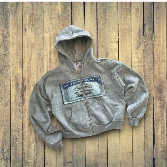 ★ Profit-Minded Social Security Hoodie ★ - Picture 1 of 3